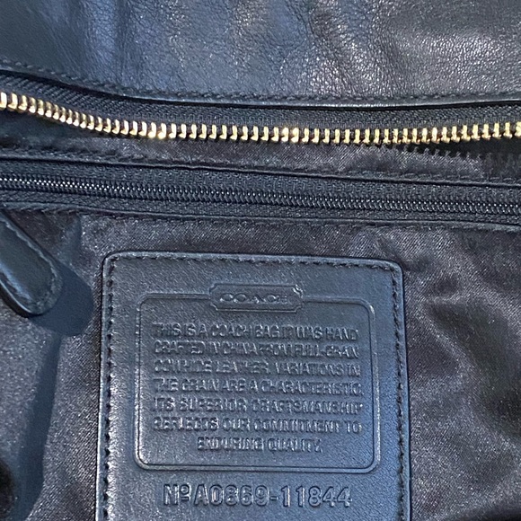 Coach Soho Buckle Satchel Black with Gold Hardware - Picture 13 of 15